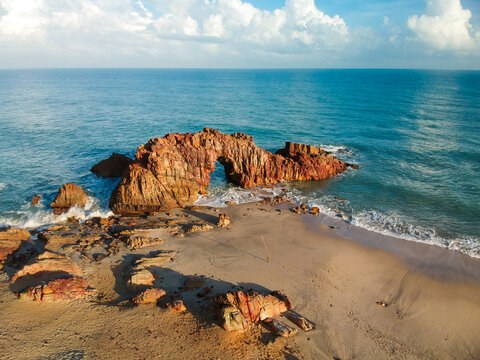 Pedra Furada, em Jericoacoara